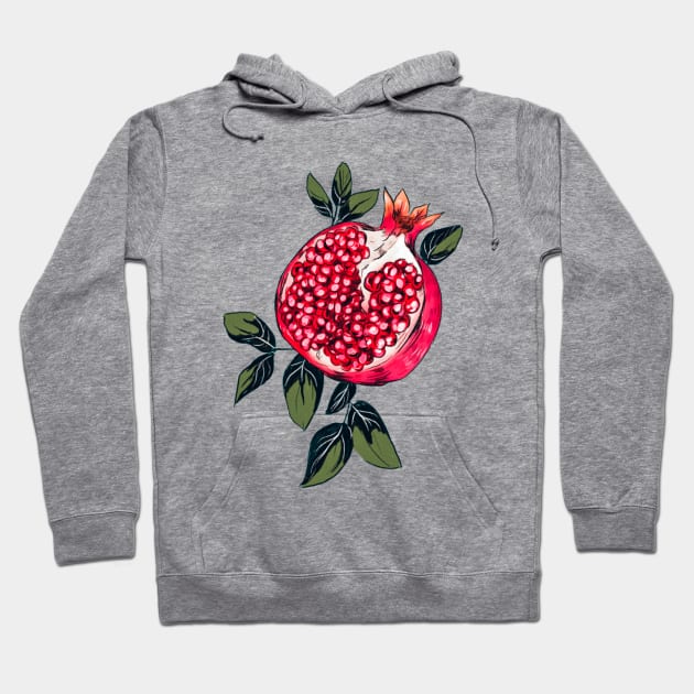 Pomegranate Hoodie by Bagshaw Gravity